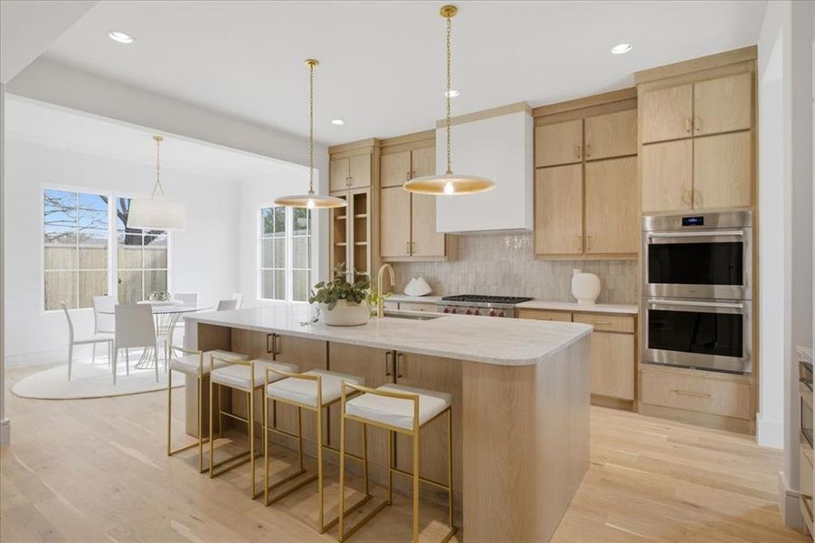 Furnished interior view inside a new home in , Dallas (Image 8).