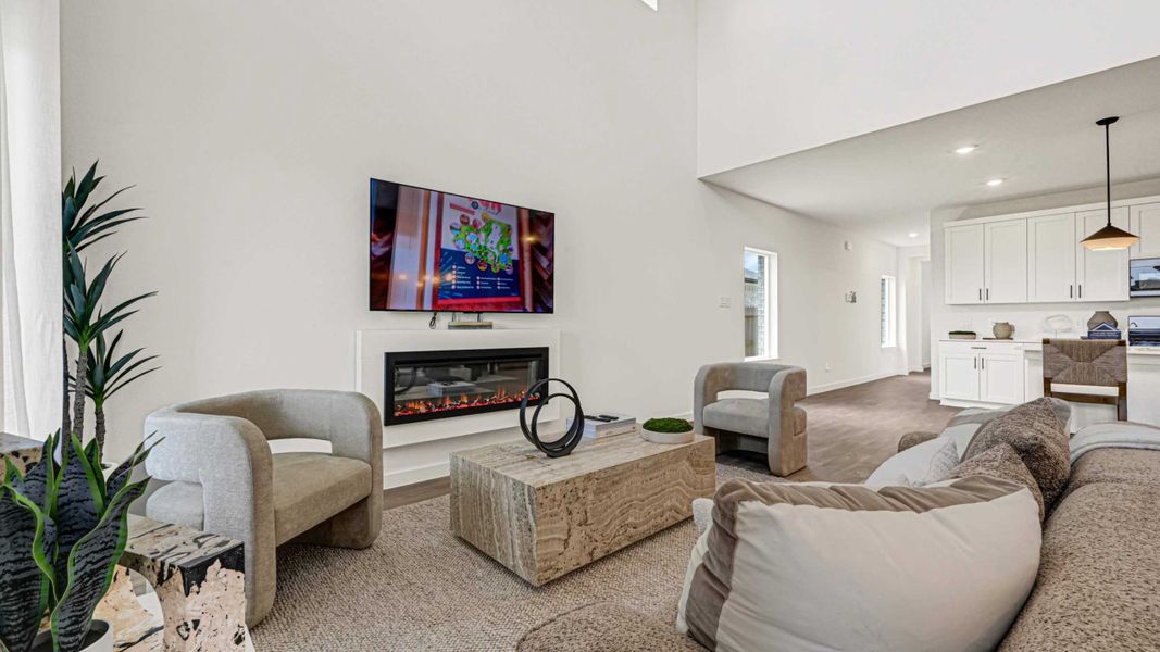 Furnished interior view inside a new home in Emberly, Beasley (Image 11).