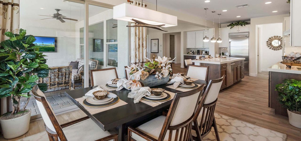 Representative furnished interior of a home built from the Pavona by Robson Resort Communities in Robson Ranch Arizona, Eloy (Image 6).