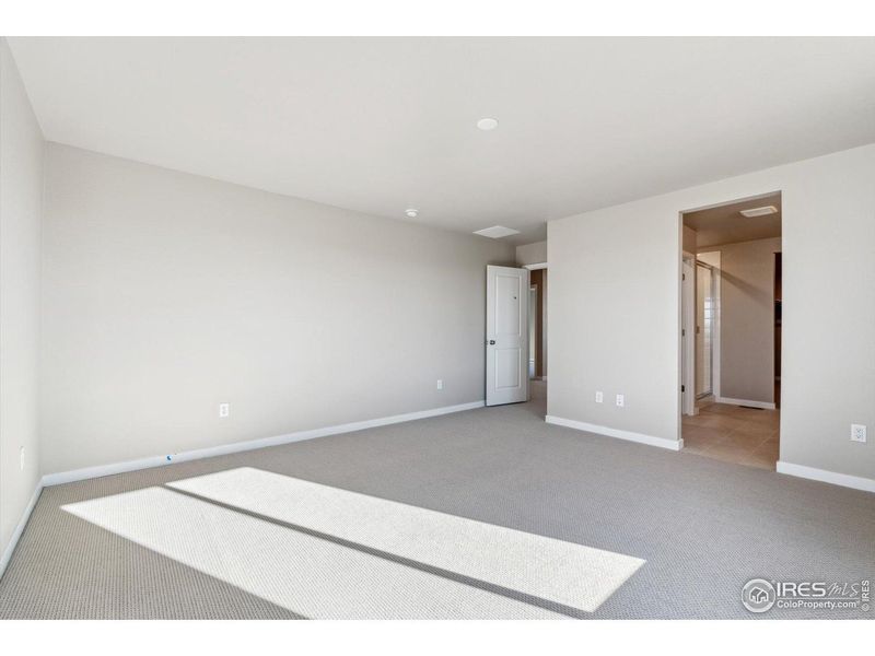 Spacious, unfurnished interior of a new home in The Overlook at Johnstown Farms, Johnstown (Image 18). Spacious, unfurnished interior of a new home in The Overlook at Johnstown Farms, Johnstown (Image 18).