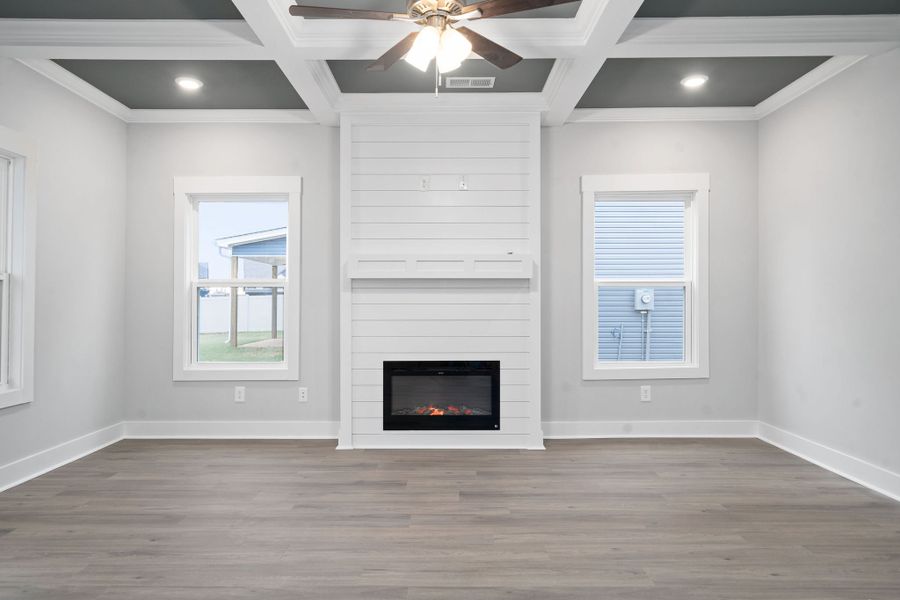 Representative unfurnished interior of a home built from the Winslow by Rockwood Homes in Cherry Fields, Clarksville (Image 12). Representative unfurnished interior of a home built from the Winslow by Rockwood Homes in Cherry Fields, Clarksville (Image 12).