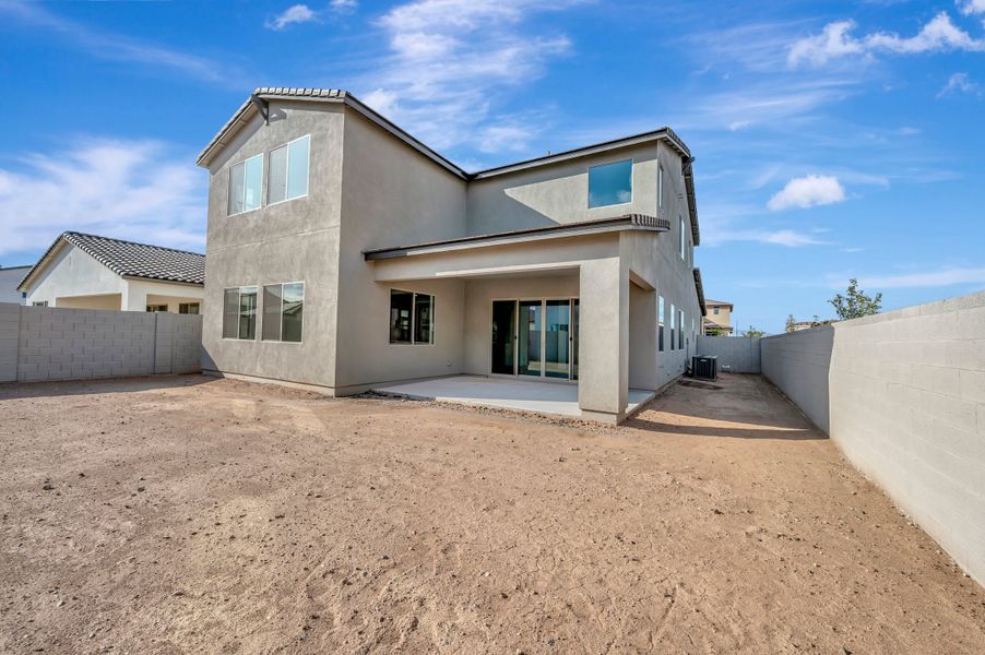 Exterior details and patio area of a home in Soleo, San Tan Valley (Image 4). Exterior details and patio area of a home in Soleo, San Tan Valley (Image 4).