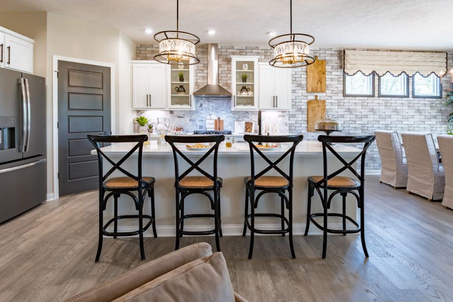 Representative furnished interior of a home built from the Maxwell by Fischer Homes in Easton Park, Dallas (Image 3).