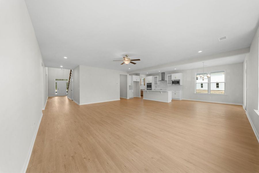 Representative unfurnished interior of a home built from the The Madison by Smith Family Homes in Camden Crossing, Savannah (Image 18).