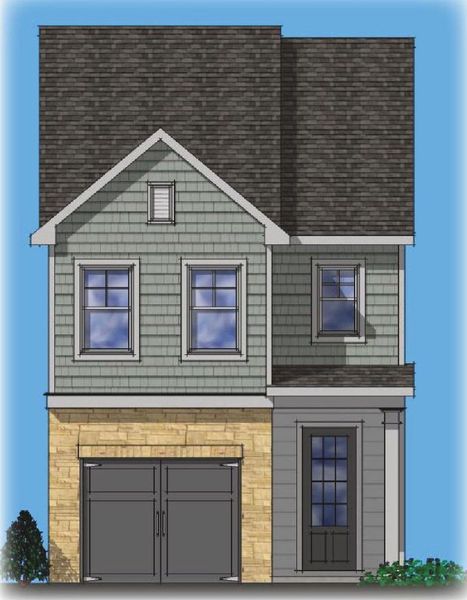 Representative rendering of the exterior for the Marlin by Rocklyn Homes (Image 4). Representative rendering of the exterior for the Marlin by Rocklyn Homes (Image 4).