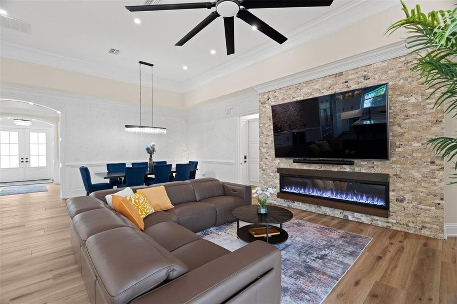 Furnished interior view inside a new home in , Safety Harbor (Image 10). Furnished interior view inside a new home in , Safety Harbor (Image 10).