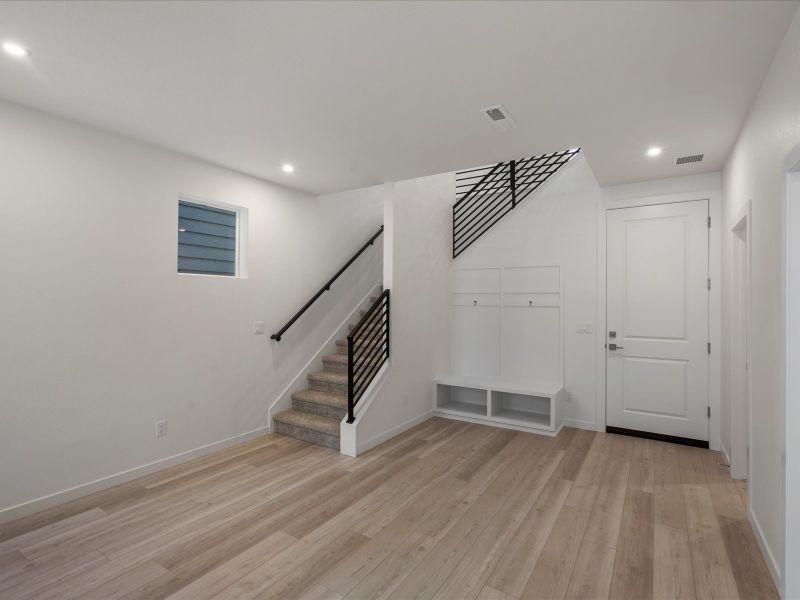 Representative unfurnished interior of a home built from the Brendon by Lokal Homes in Parkside at Victory Ridge, Colorado Springs (Image 13).