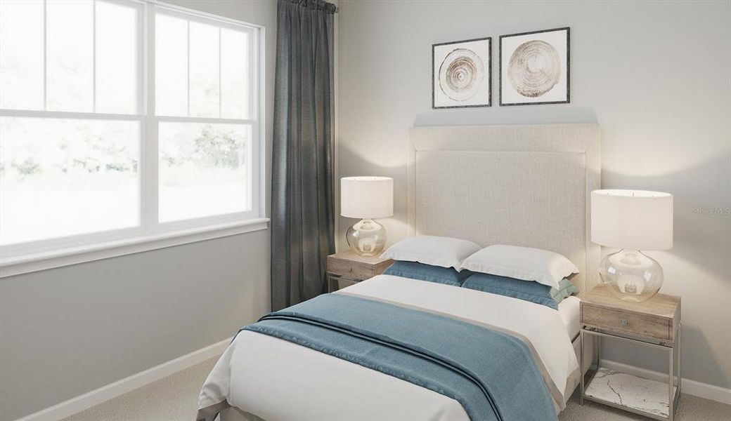 Furnished interior view inside a new home in Meridian Parks, Orlando (Image 8).