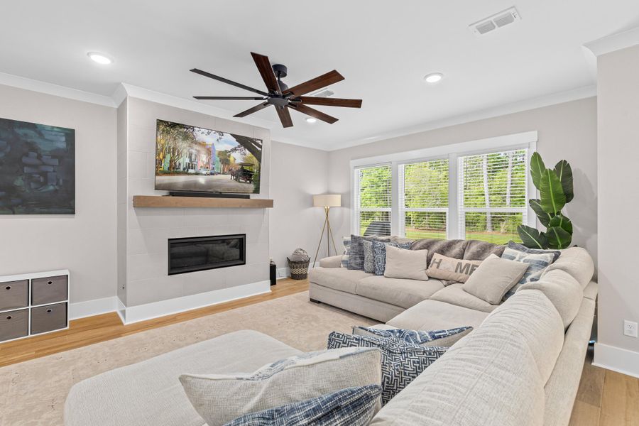 Furnished interior view inside a new home in , Johns Island (Image 18).