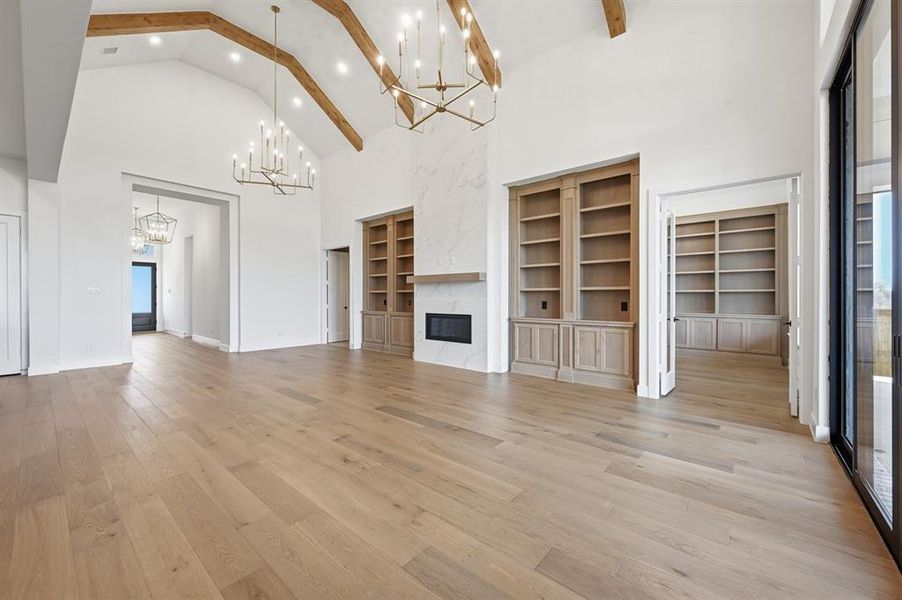 Spacious, unfurnished interior of a new home in Mustang Lakes, Celina (Image 17). Spacious, unfurnished interior of a new home in Mustang Lakes, Celina (Image 17).