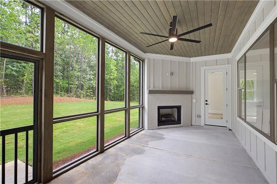 Exterior details and patio area of a home in , Newnan (Image 24).