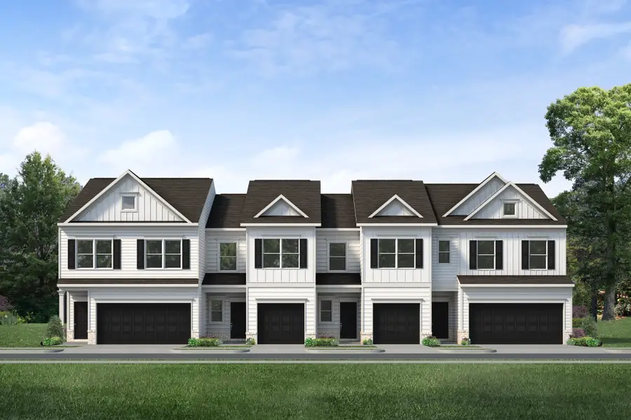 The Rutledge Streetscape with The Ellison II and The Norwood II