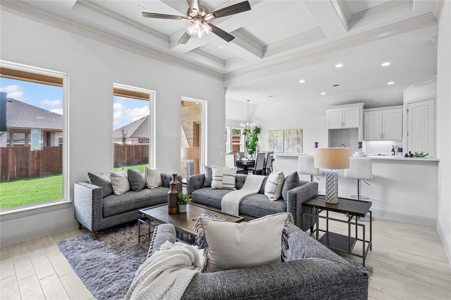 Furnished interior view inside a new home in , Springtown (Image 5).