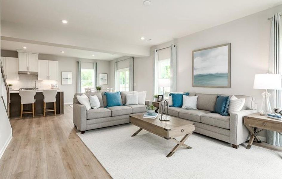 Furnished interior view inside a new home in Heritage Grove, Calhoun (Image 9).