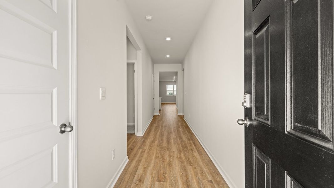 Representative unfurnished interior of a home built from the Celia by D.R. Horton in Oakchase at Hampton, Hampton (Image 11). Representative unfurnished interior of a home built from the Celia by D.R. Horton in Oakchase at Hampton, Hampton (Image 11).