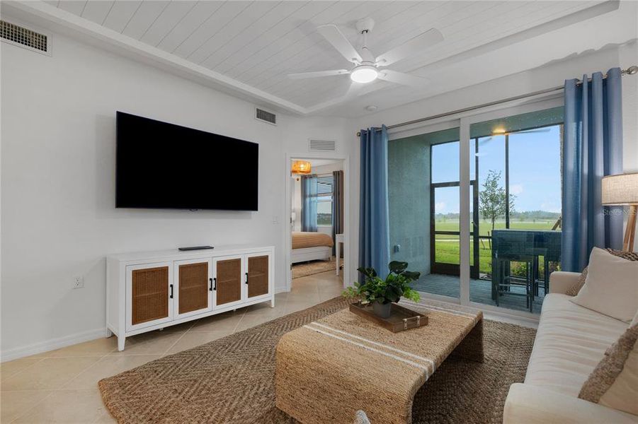 Furnished interior view inside a new home in Wellen Park Golf & Country Club, Venice (Image 8). Furnished interior view inside a new home in Wellen Park Golf & Country Club, Venice (Image 8).