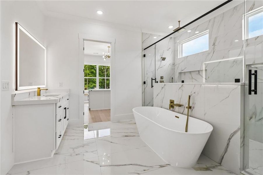 Furnished interior view inside a new home in , Grayson (Image 18).