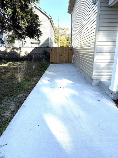Exterior details and patio area of a home in , North Charleston (Image 3).