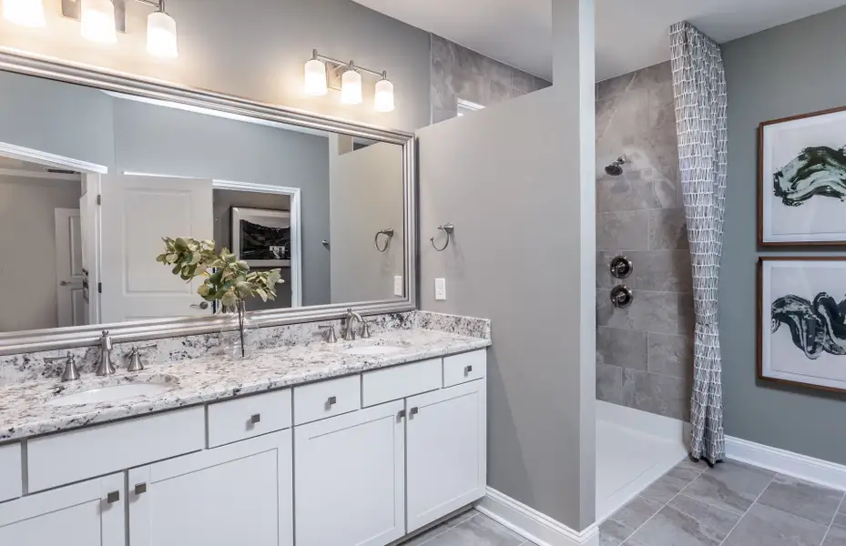 Spacious Owner's Bath with Zero-Entry Shower
