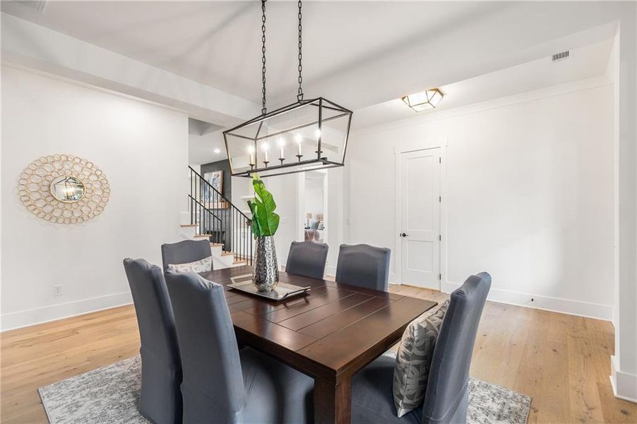 Furnished interior view inside a new home in , Alpharetta (Image 19). Furnished interior view inside a new home in , Alpharetta (Image 19).