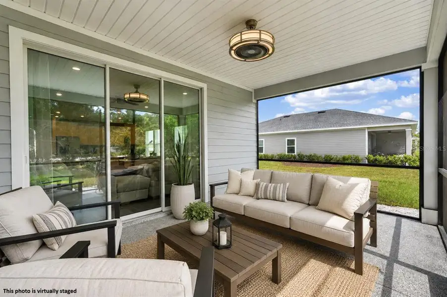Exterior details and patio area of a home in , Ormond Beach (Image 4).