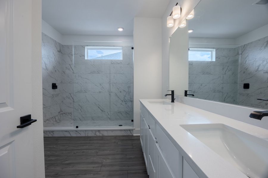 Furnished interior view inside a new home in Sage Collection – Freedom at Anthem, Kyle (Image 8).