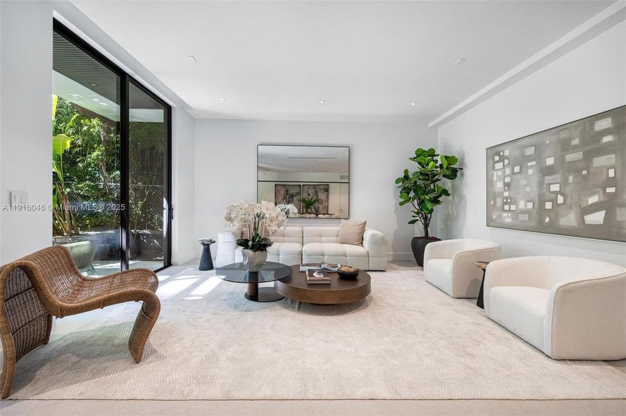 Furnished interior view inside a new home in , Miami (Image 4). Furnished interior view inside a new home in , Miami (Image 4).