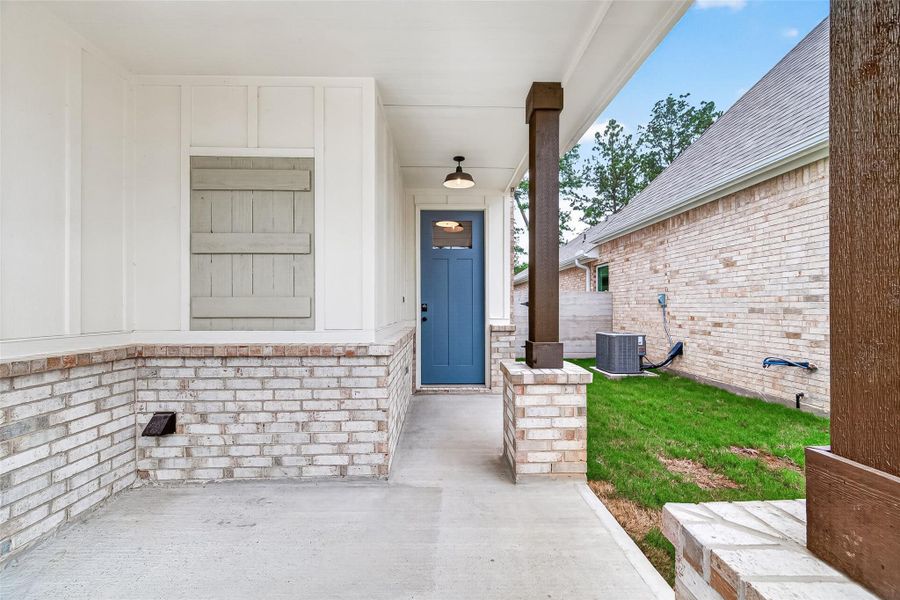 Exterior details and patio area of a home in Two Step Farm, Montgomery (Image 20). Exterior details and patio area of a home in Two Step Farm, Montgomery (Image 20).
