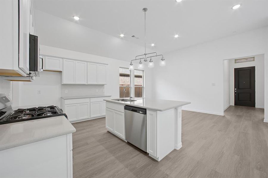 Furnished interior view inside a new home in Tarrytown, Crowley (Image 10).