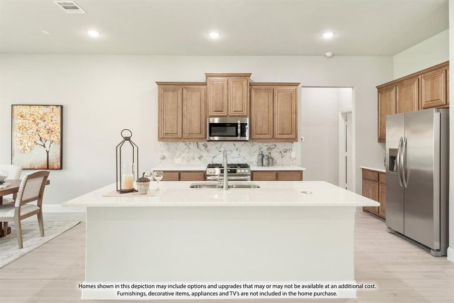 Furnished interior view inside a new home in Timberbrook, Justin (Image 7).