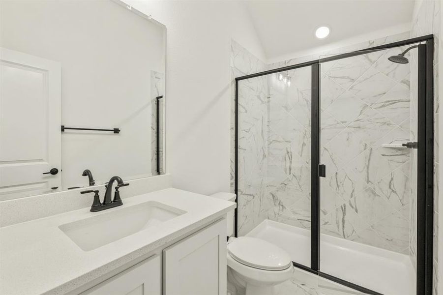 Furnished interior view inside a new home in The Oaks, Red Oak (Image 13). Furnished interior view inside a new home in The Oaks, Red Oak (Image 13).