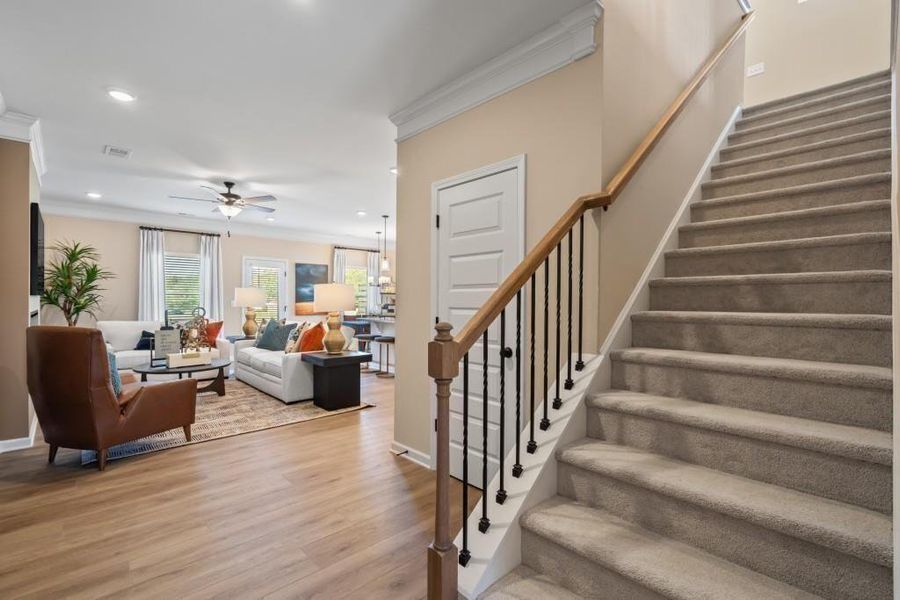 Furnished interior view inside a new home in Franklin Manor, Lawrenceville (Image 26).