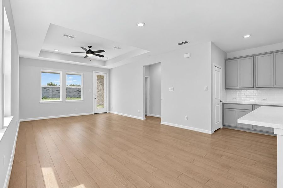 Spacious, unfurnished interior of a new home in Avalon at Cypress, Cypress (Image 15).