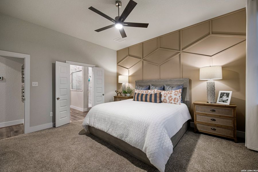 Furnished interior view inside a new home in Stillwater Ranch, San Antonio (Image 10).