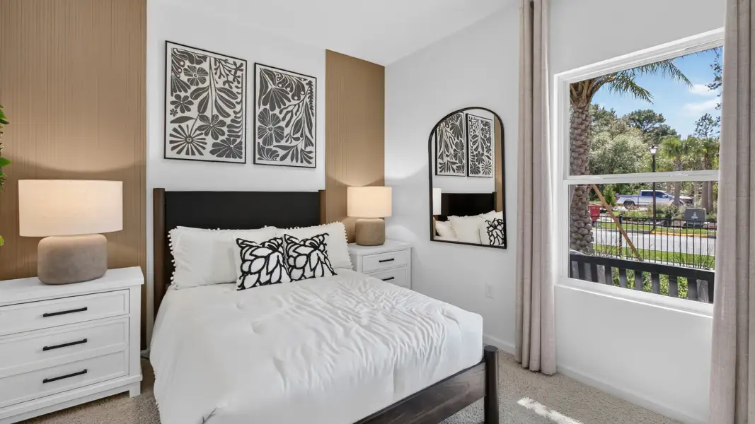 Furnished interior view inside a new home in Copes Landing, Jacksonville (Image 17).