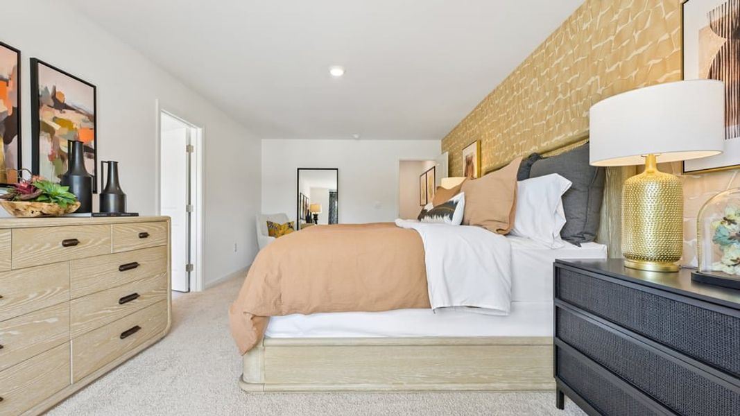Furnished interior view inside a new home in Chapel Townes, Raleigh (Image 12).