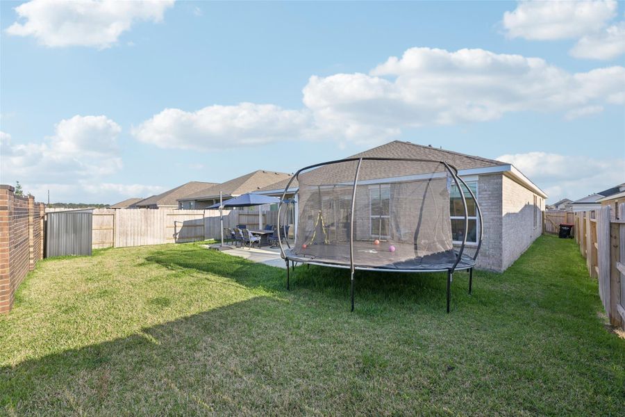 Exterior details and patio area of a home in Cypress Green, Hockley (Image 23).