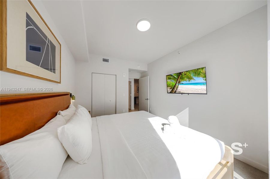 Furnished interior view inside a new home in , Miami (Image 22).