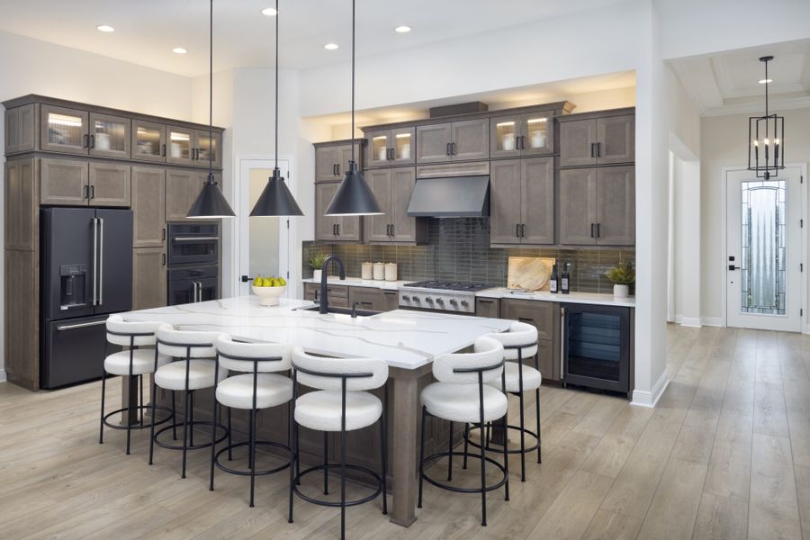 Representative furnished interior of a home built from the Key Largo II by Homes by WestBay in Barrington Preserve, Brandon (Image 17).
