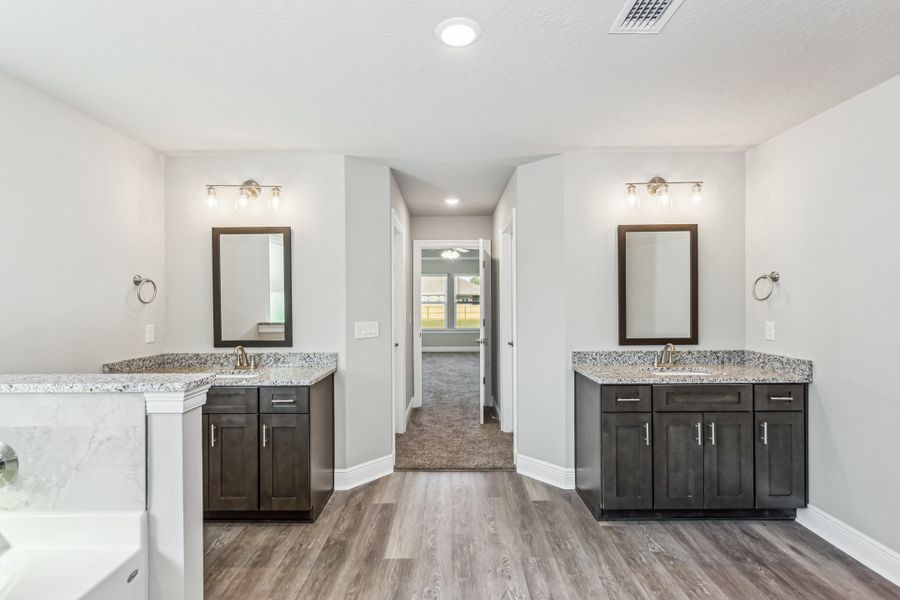 Representative furnished interior of a home built from the The Sapphire by Herbst Homes in Clear Water Landing, Milton (Image 60).
