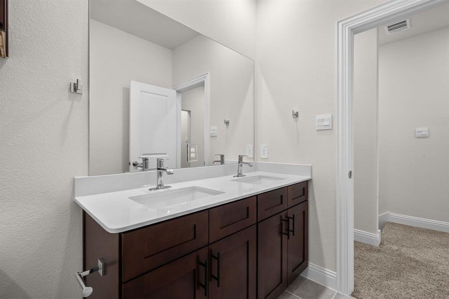 Furnished interior view inside a new home in Mustang Square, Plano (Image 10).