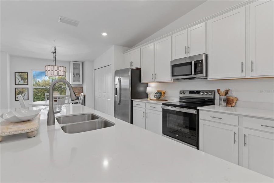 Furnished interior view inside a new home in Heritage Landing, Punta Gorda (Image 18).