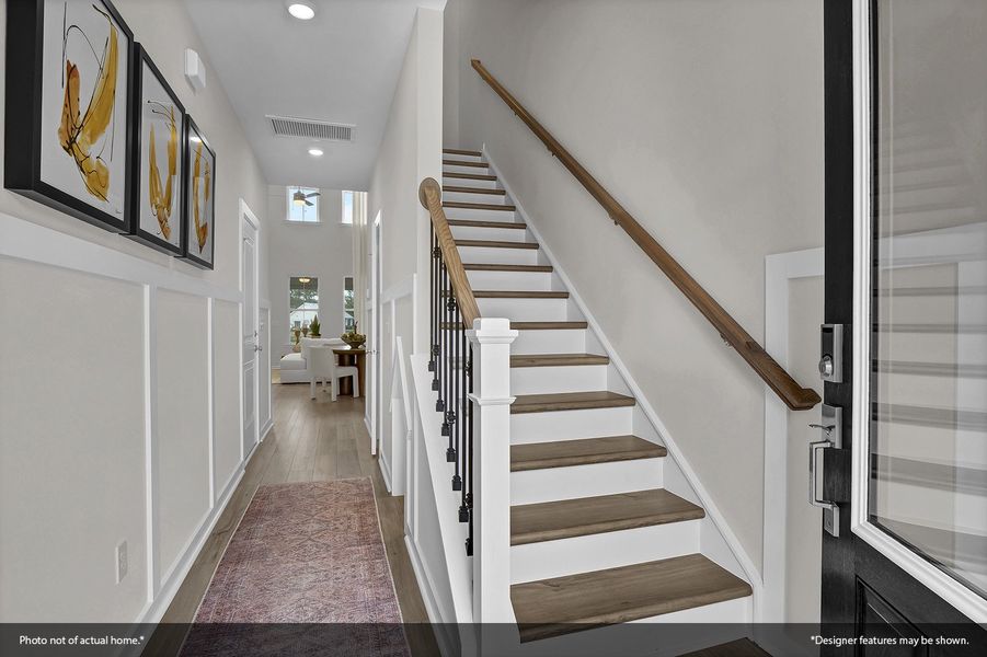 Furnished interior view inside a new home in Ovation at Sweetbrier, Durham (Image 5).