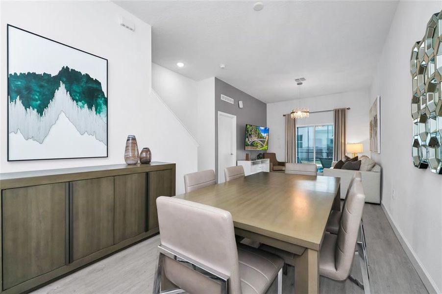 Furnished interior view inside a new home in , Davenport (Image 13).