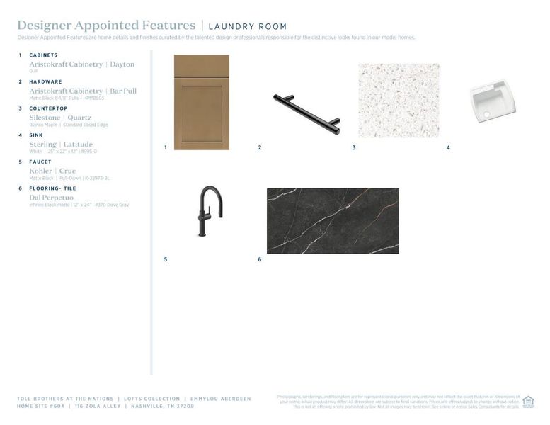 Sample of building materials used in homes in The Nations, Nashville (Image 15).