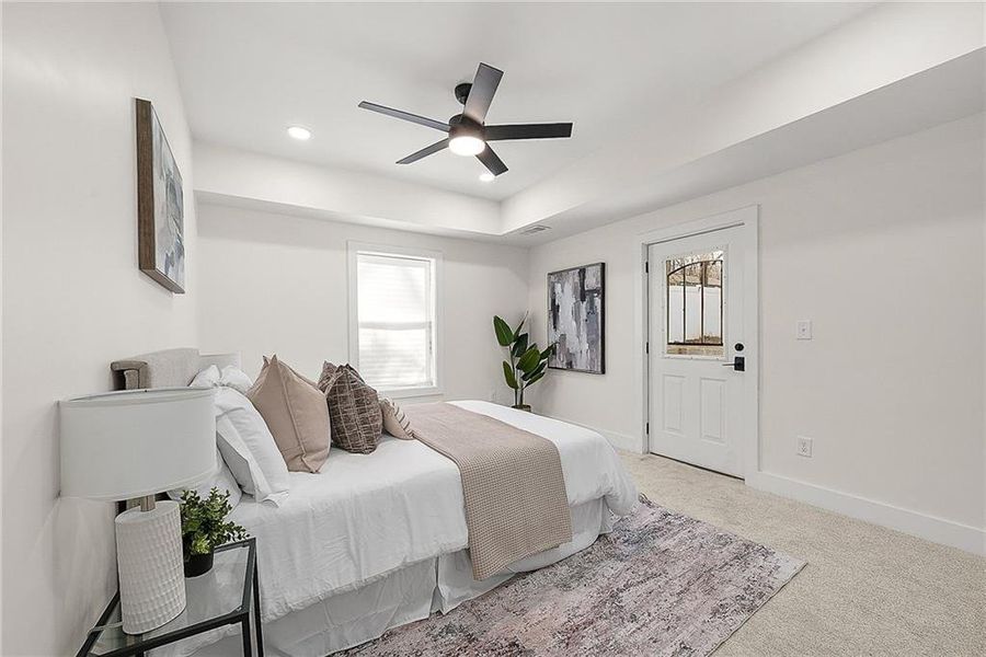 Furnished interior view inside a new home in , Atlanta (Image 9).