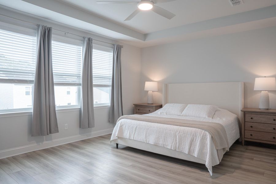 Furnished interior view inside a new home in Park's Edge at Carolina Bay, Charleston (Image 12). Furnished interior view inside a new home in Park's Edge at Carolina Bay, Charleston (Image 12).