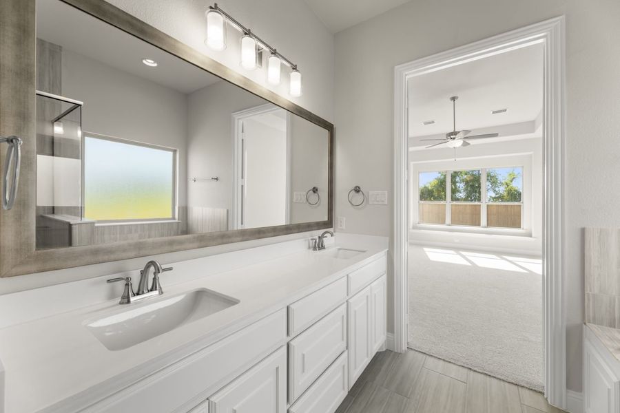 Furnished interior view inside a new home in River Ranch, Van Alstyne (Image 13).
