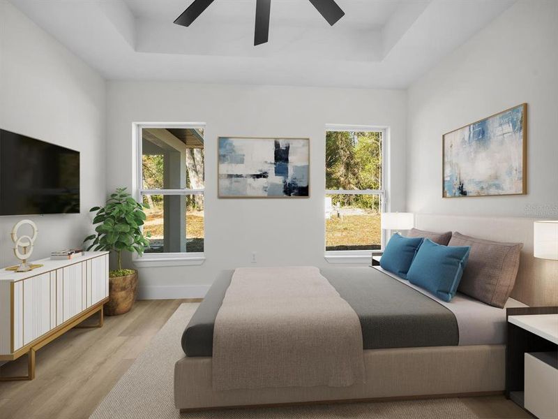 Furnished interior view inside a new home in , Ocklawaha (Image 10).