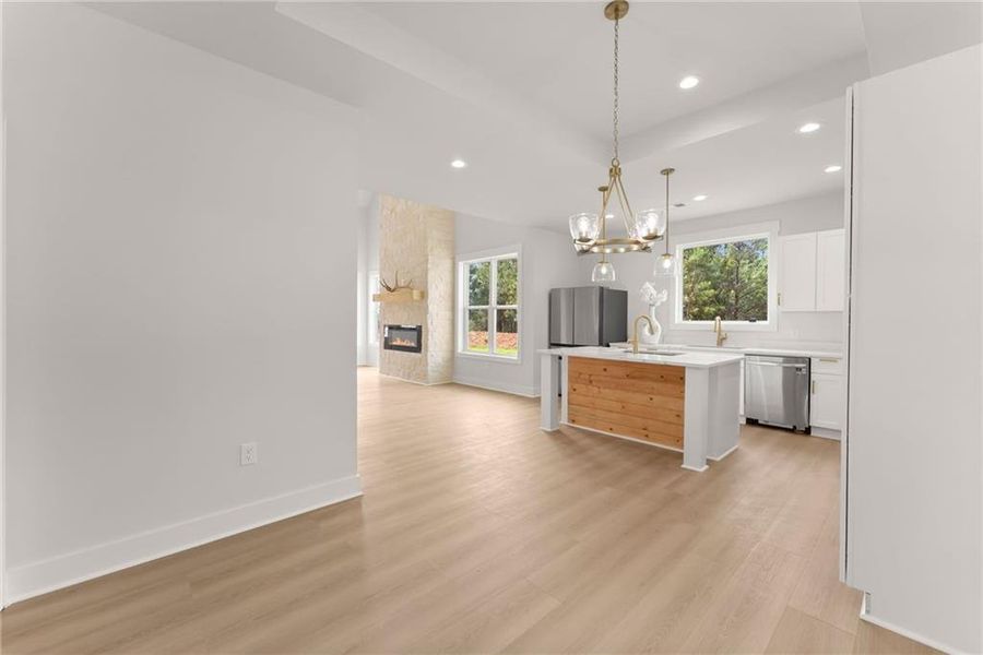 Spacious, unfurnished interior of a new home in , Buford (Image 17).